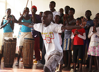 Dancers in Rwanda