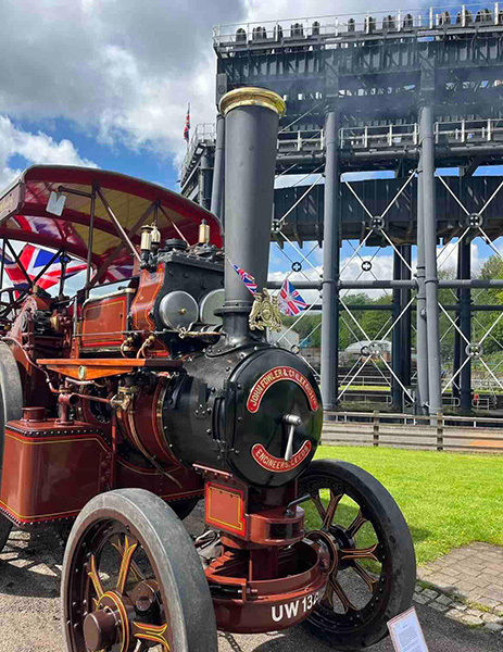 ANDERTON BOAT LIFT HOSTS 150th ANNIVERSARY STEAM FESTIVAL SPECTACULAR