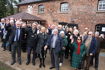 Heritage transport plaque awarded to Froghall Basing on Caldon Canal